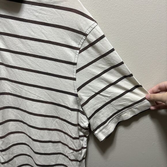 lululemon athletica Black and White Striped Polo Shirt - Picture 2 of 14